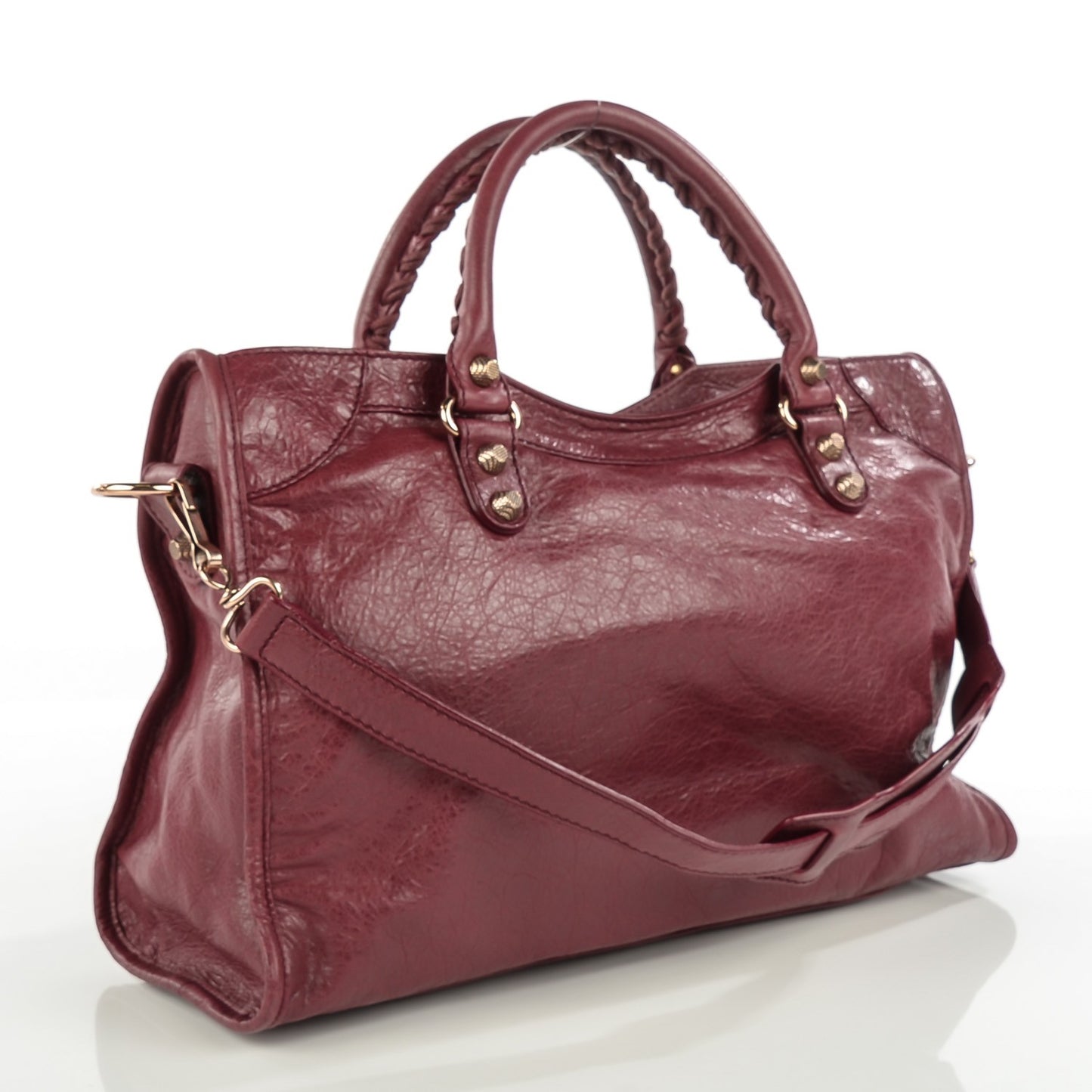 Agneau Giant 12 Rose Gold Hardware City Cassis