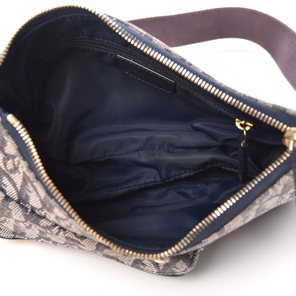 Christian Dior Monogram Double Saddle Bag Blue 5 of 10