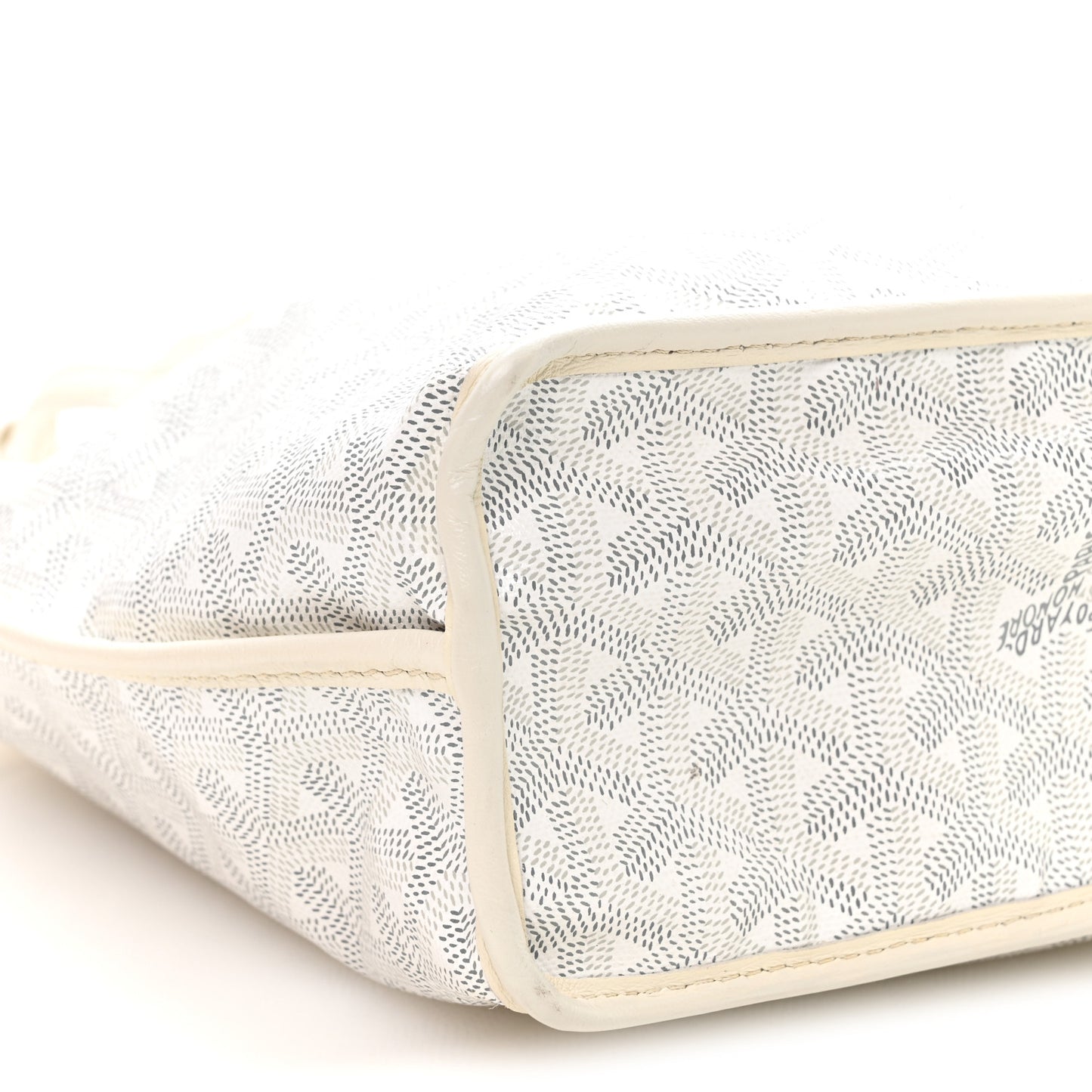 Goyardine Reversible Mini Anjou White