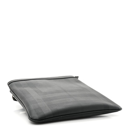 Burberry London Check Jax Crossbody Bag Dark Charcoal 4 of 13