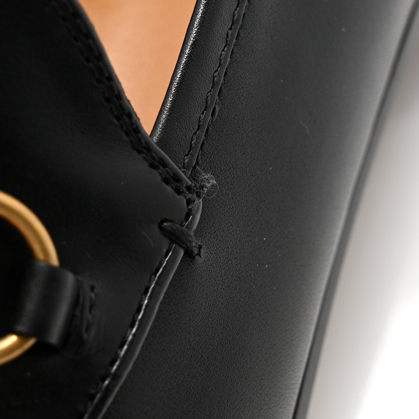 Calfskin Womens Jordaan Loafers 38.5 Black