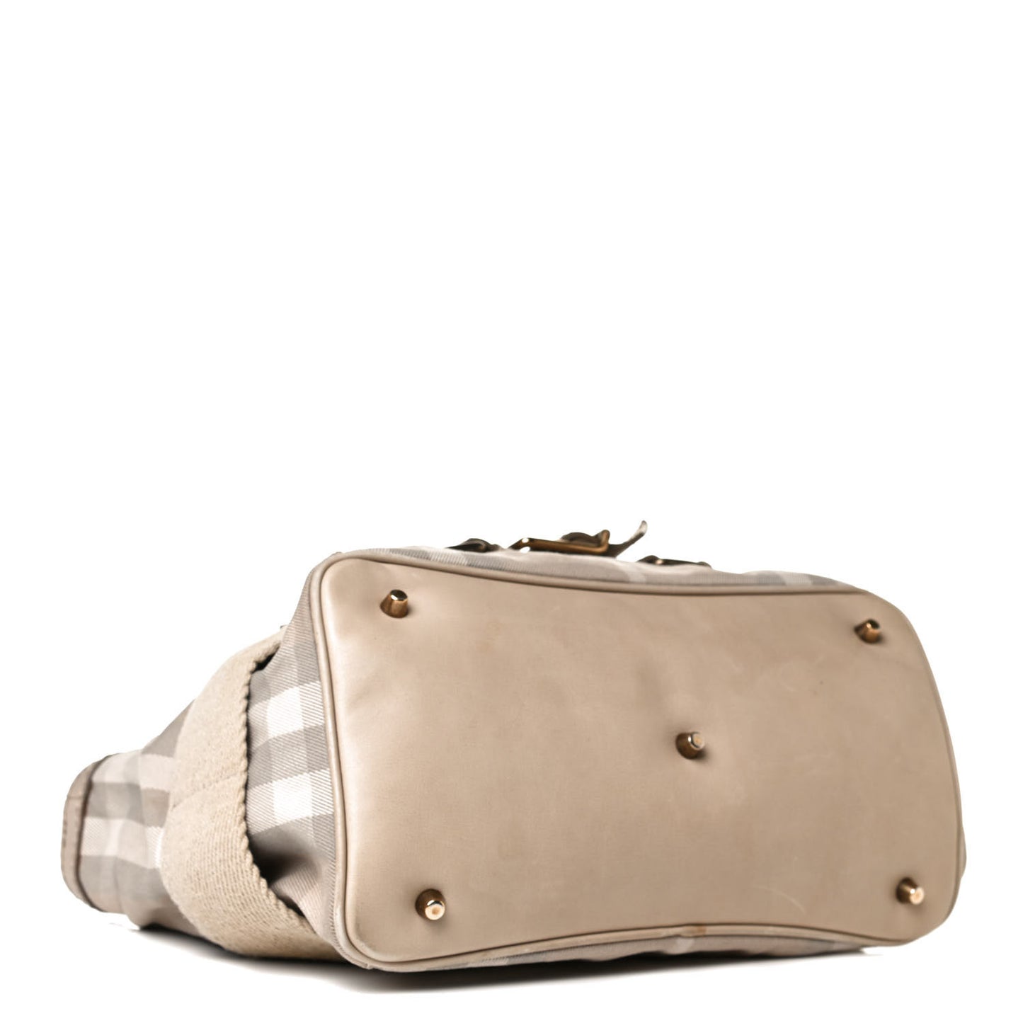 Canvas House Check Parsons Satchel Light Beige