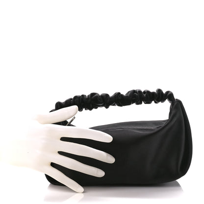 Alexander Wang Satin Mini Scrunchie Bag Black 3 of 11
