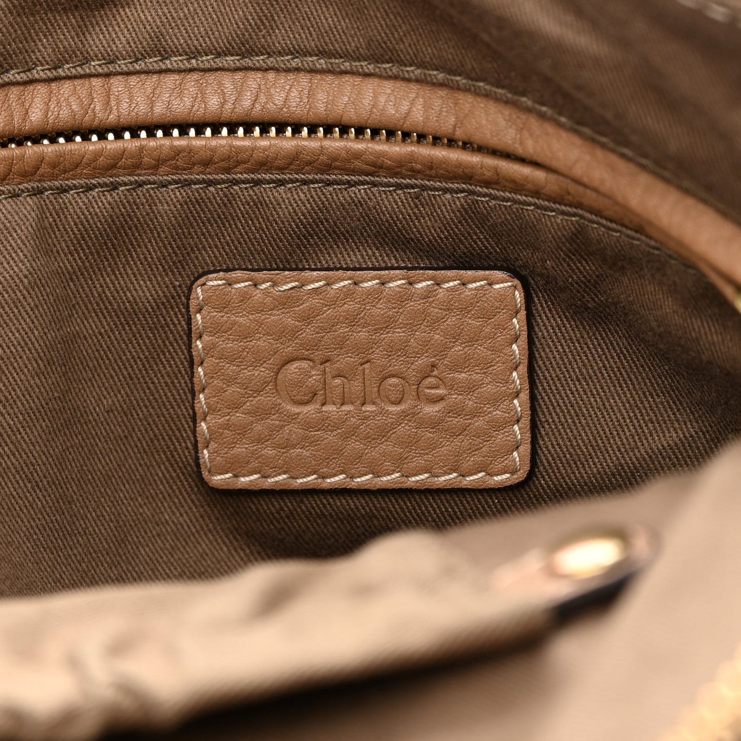 Calfskin Large Marcie Satchel Nut