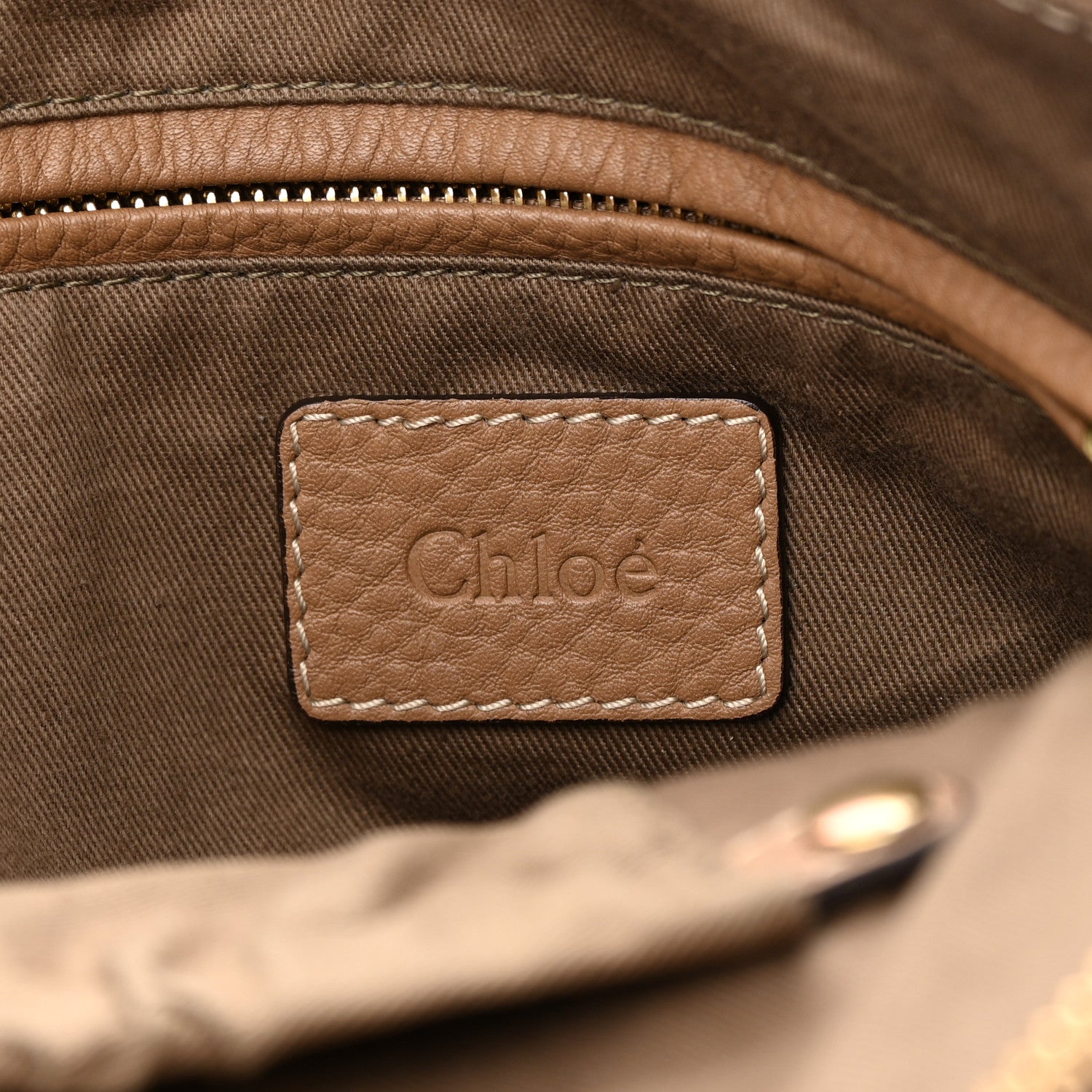 Chloe Calfskin Large Marcie Satchel Nut 6 of 22