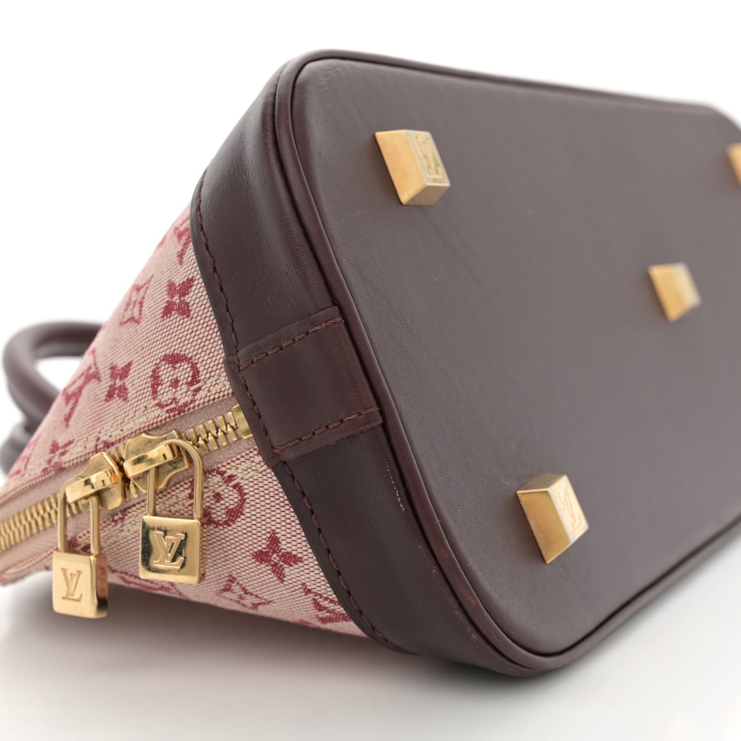 Mini Monogram Alma Long Cherry