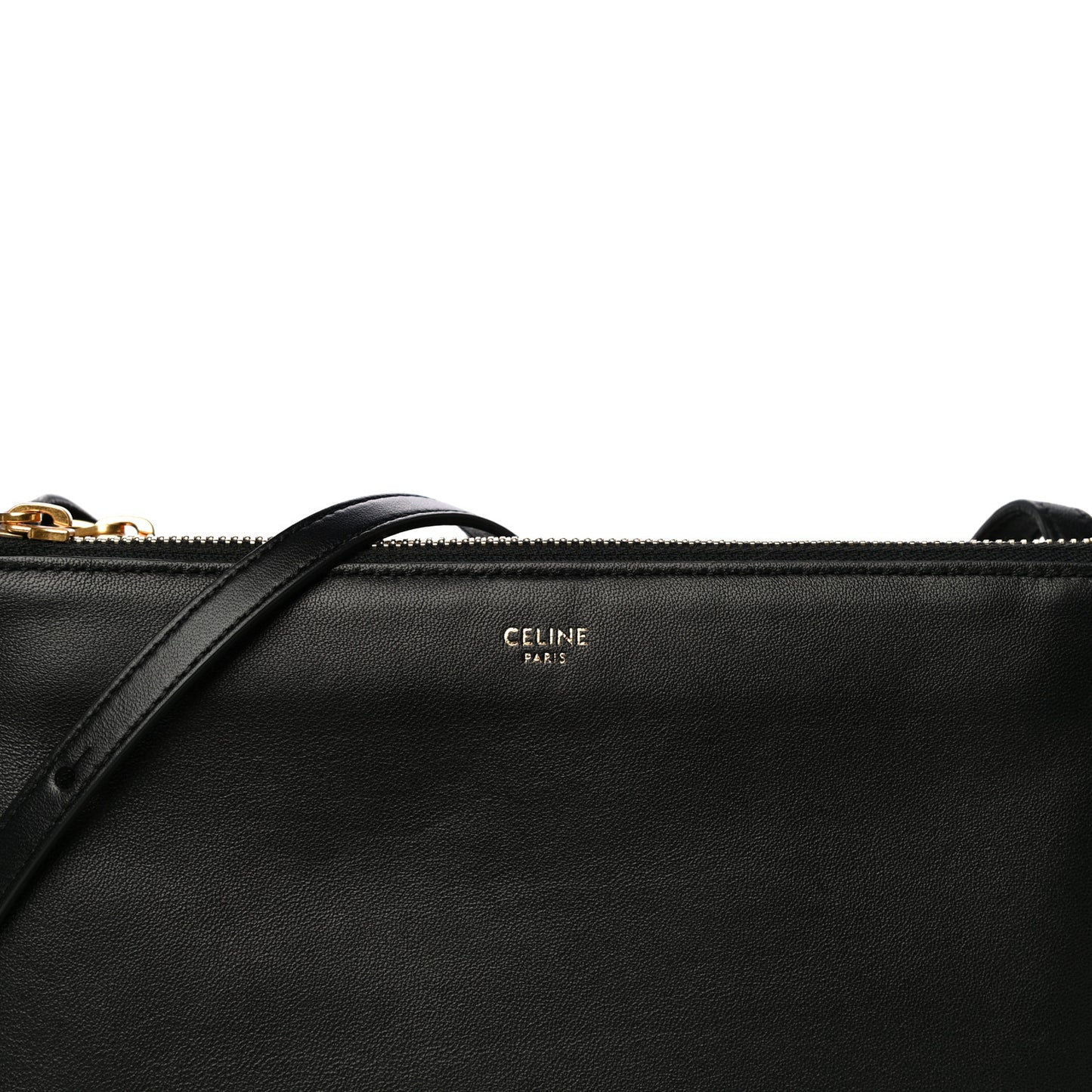 Lambskin Small Trio Crossbody Bag Black