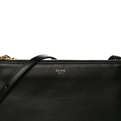 Celine Lambskin Small Trio Crossbody Bag Black 8 of 10