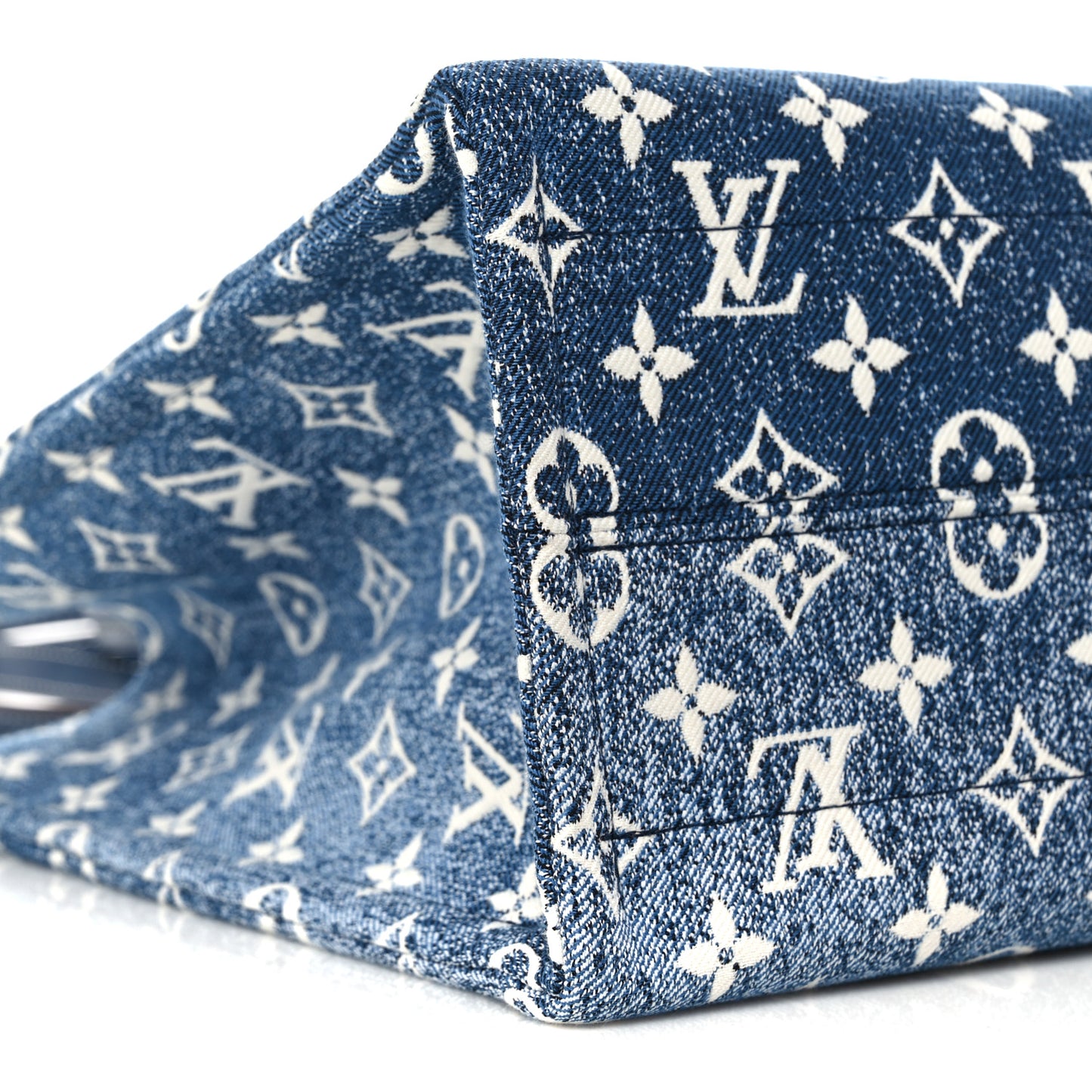 Monogram Jacquard Denim Onthego MM Bleu