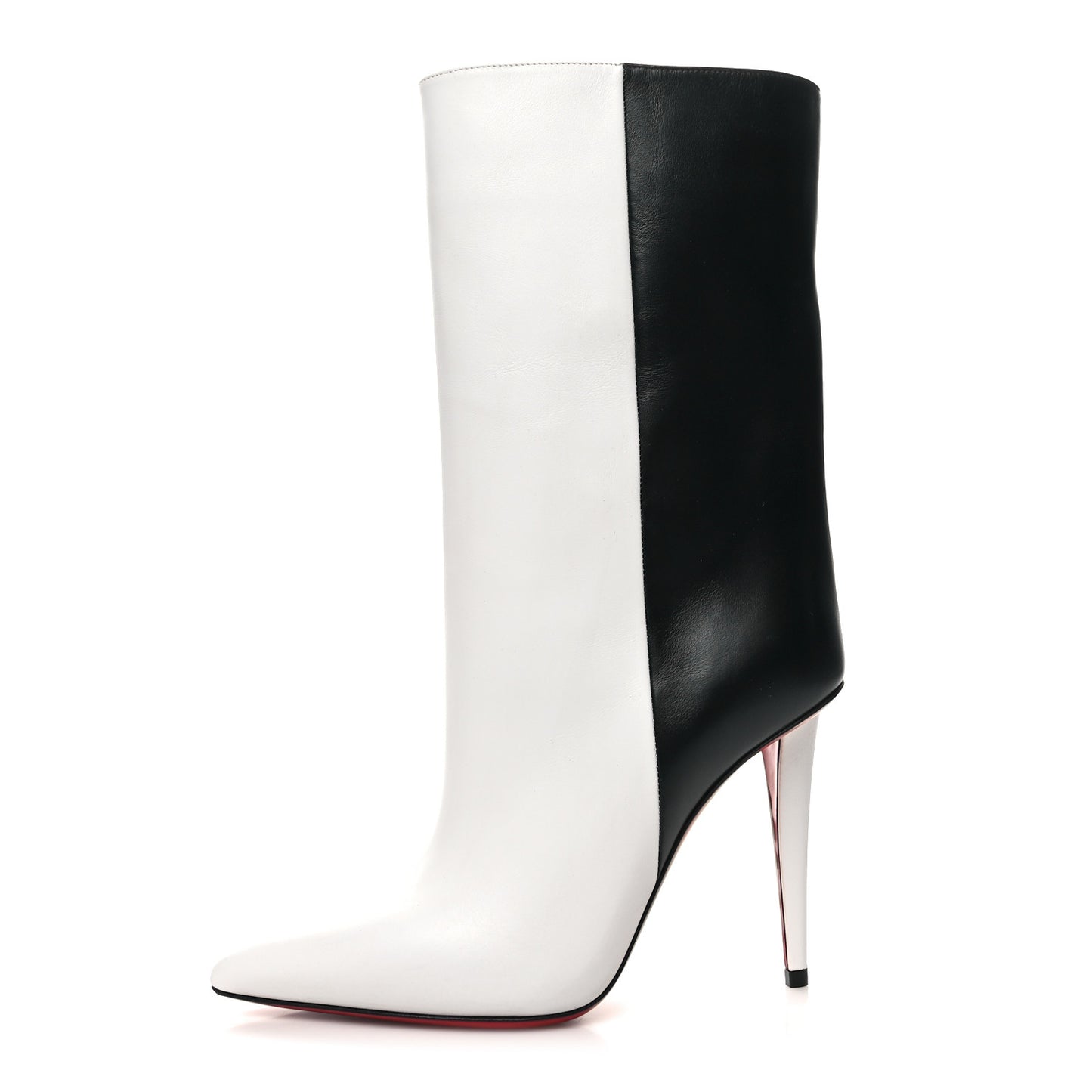 Calfskin Astrilarge 100 Booties 37 White Black