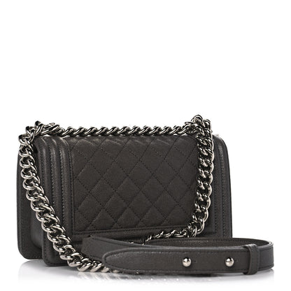 Chanel Caviar Quilted Small Boy Flap Grey 3 of 11