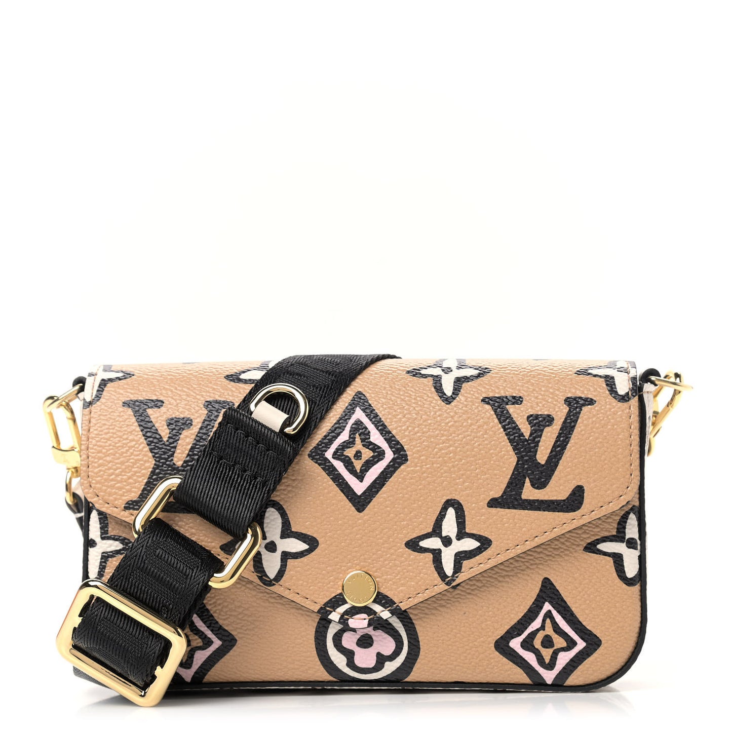 Monogram Wild At Heart Felicie Strap & Go Arizona Creme