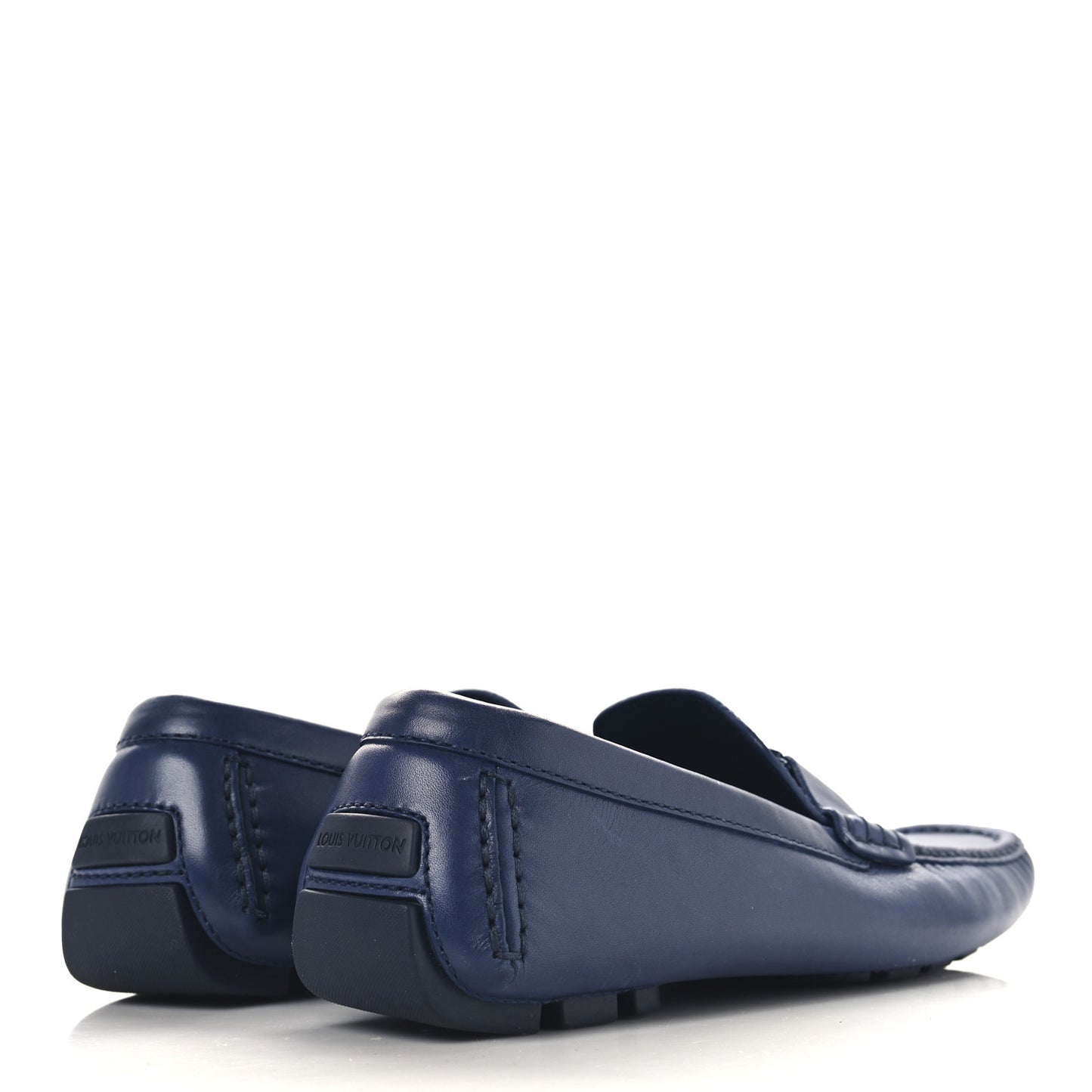 Damier Mens Monte Carlo Car Shoe Moccasin Loafers 10 Blue