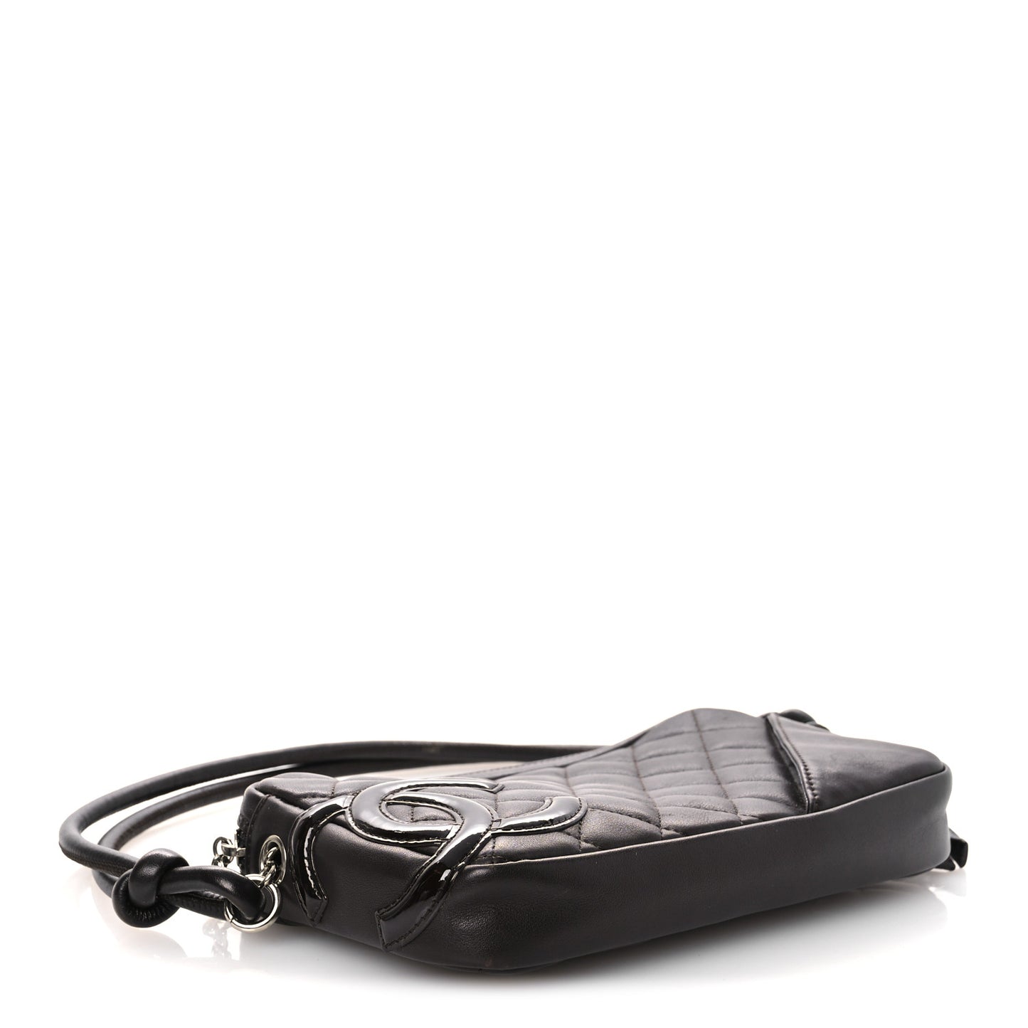 Calfskin Quilted Cambon Pochette Brown