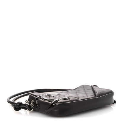 Chanel Calfskin Quilted Cambon Pochette Brown 4 of 12