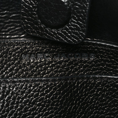 Marc Jacobs Grained Calfskin Medium The Sack Bag Black 7 of 10