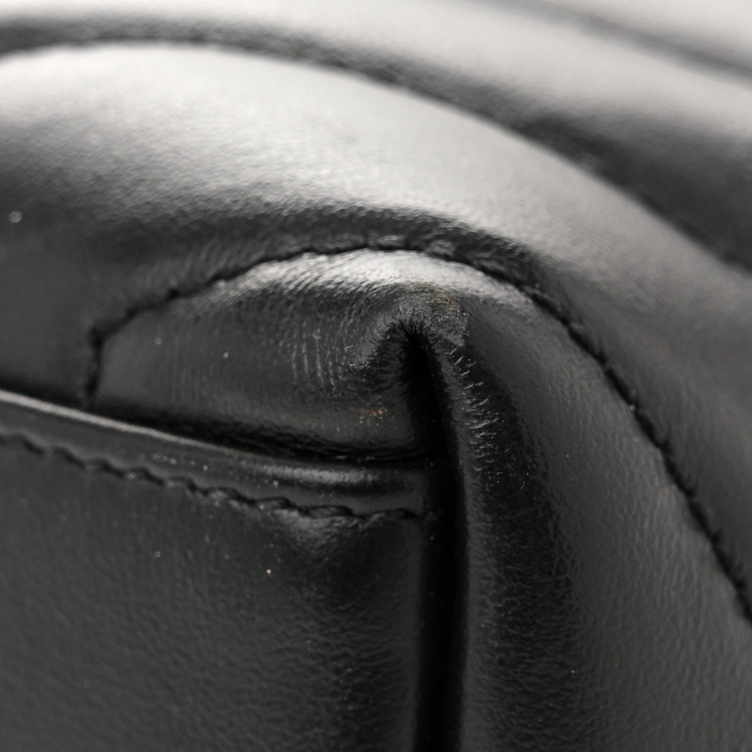 Saint Laurent Calfskin Y Quilted Monogram Small Loulou Chain Satchel Black 11 of 12