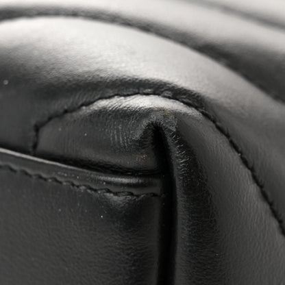 Saint Laurent Calfskin Y Quilted Monogram Small Loulou Chain Satchel Black 11 of 12