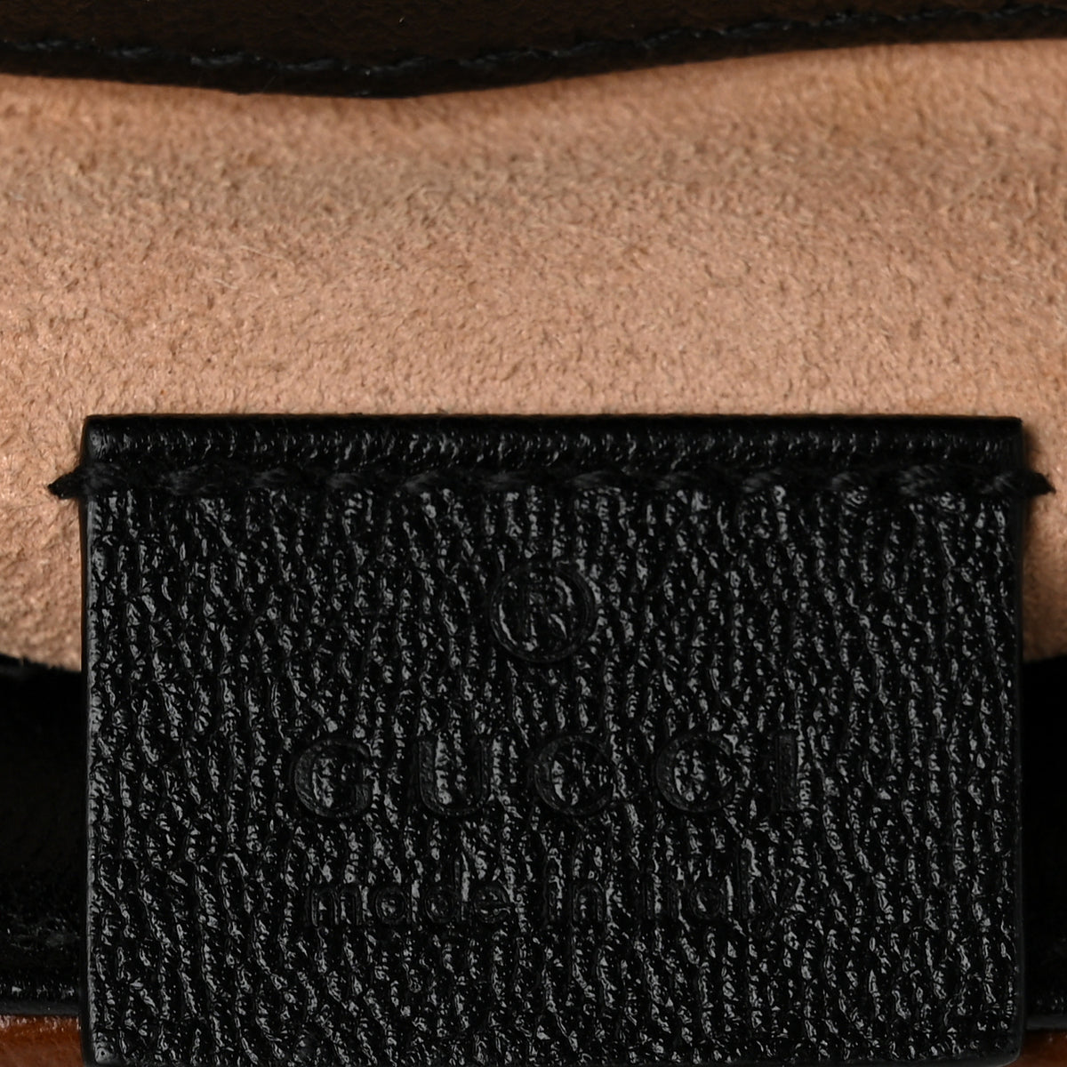 GG Supreme Monogram New Sakai Lux Calfskin Mini Padlock Flap Pocket Shoulder Bag Beige Ebony Black Cuir