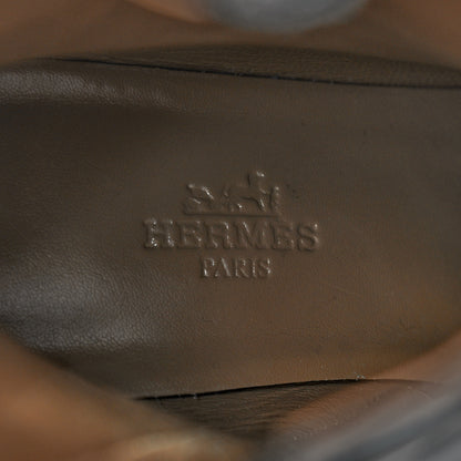 Hermes Patent Saint Germain Ankle Boots 37 Black 7 of 8