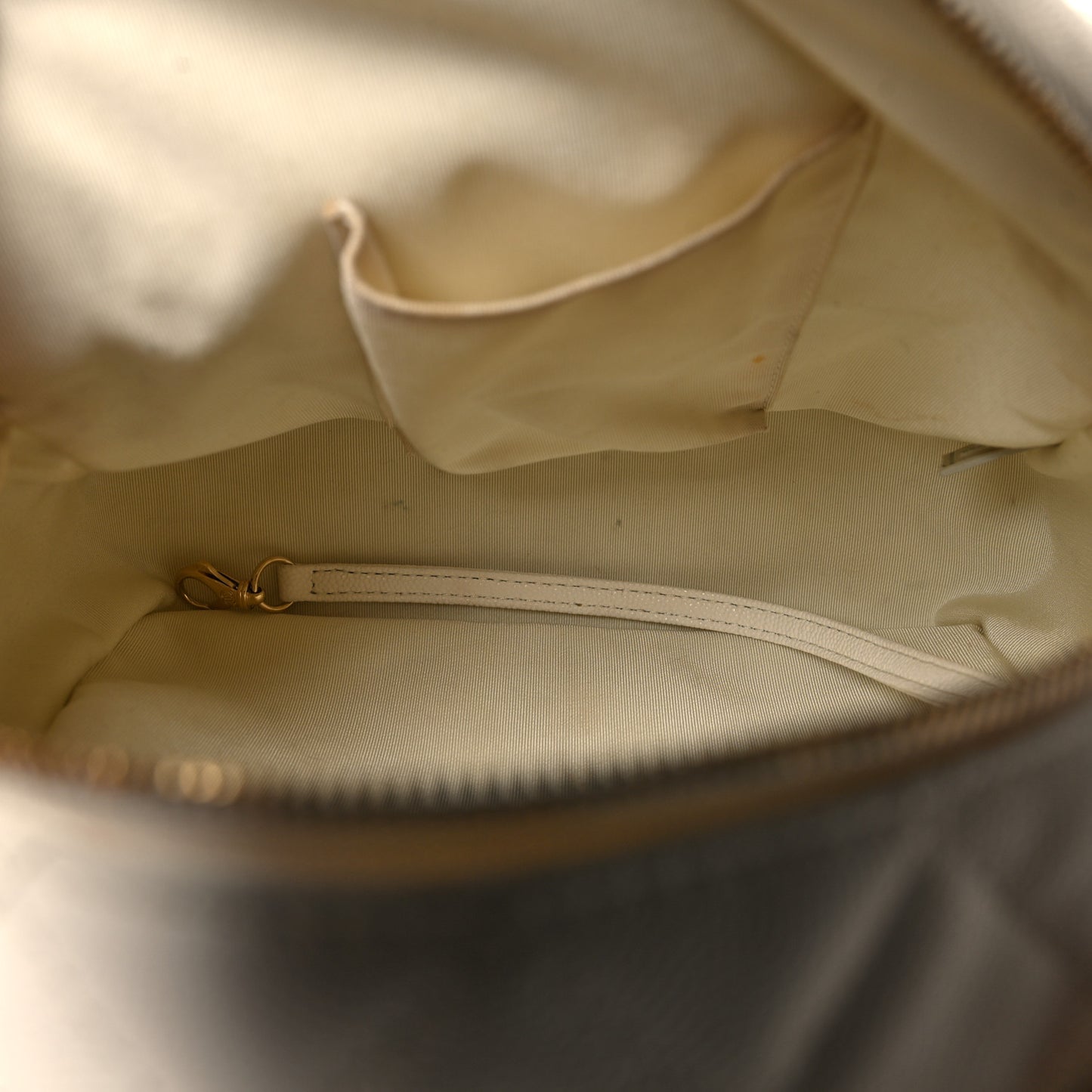 Caviar Quilted Small CC Day Backpack White