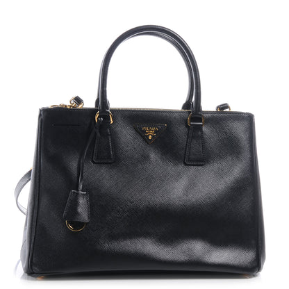 Prada Saffiano Lux Medium Tote Nero Black 1 of 9