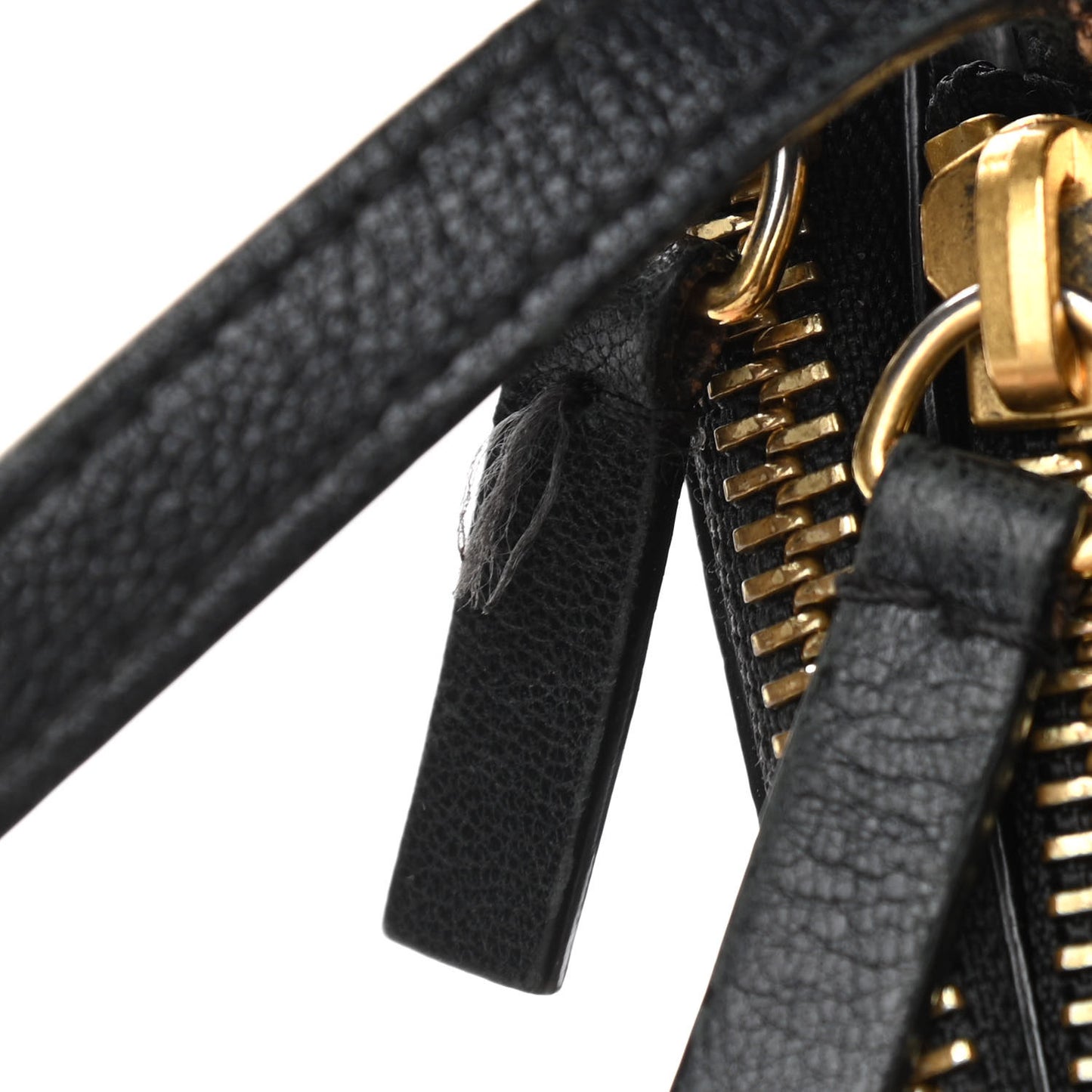 Goatskin Large Trio Crossbody Bag Black