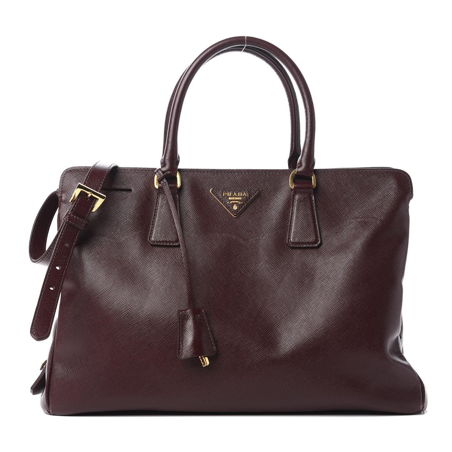 Saffiano Lux Large Tote Granato