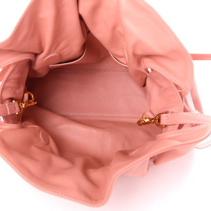 Mansur Gavriel Lambskin Protea Bag Coral 5 of 9