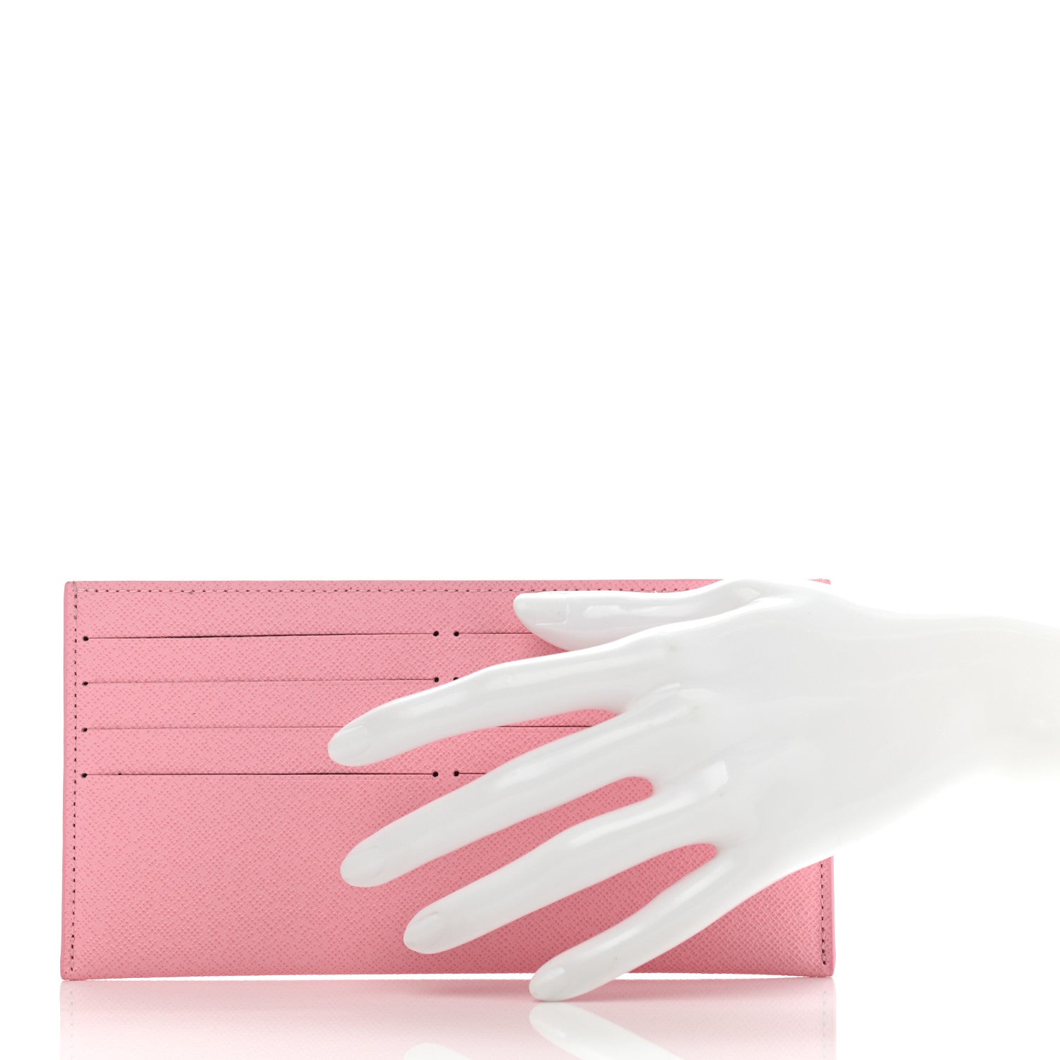 Louis Vuitton Calfskin Felicie Card Holder Insert Rose Ballerine 2 of 6