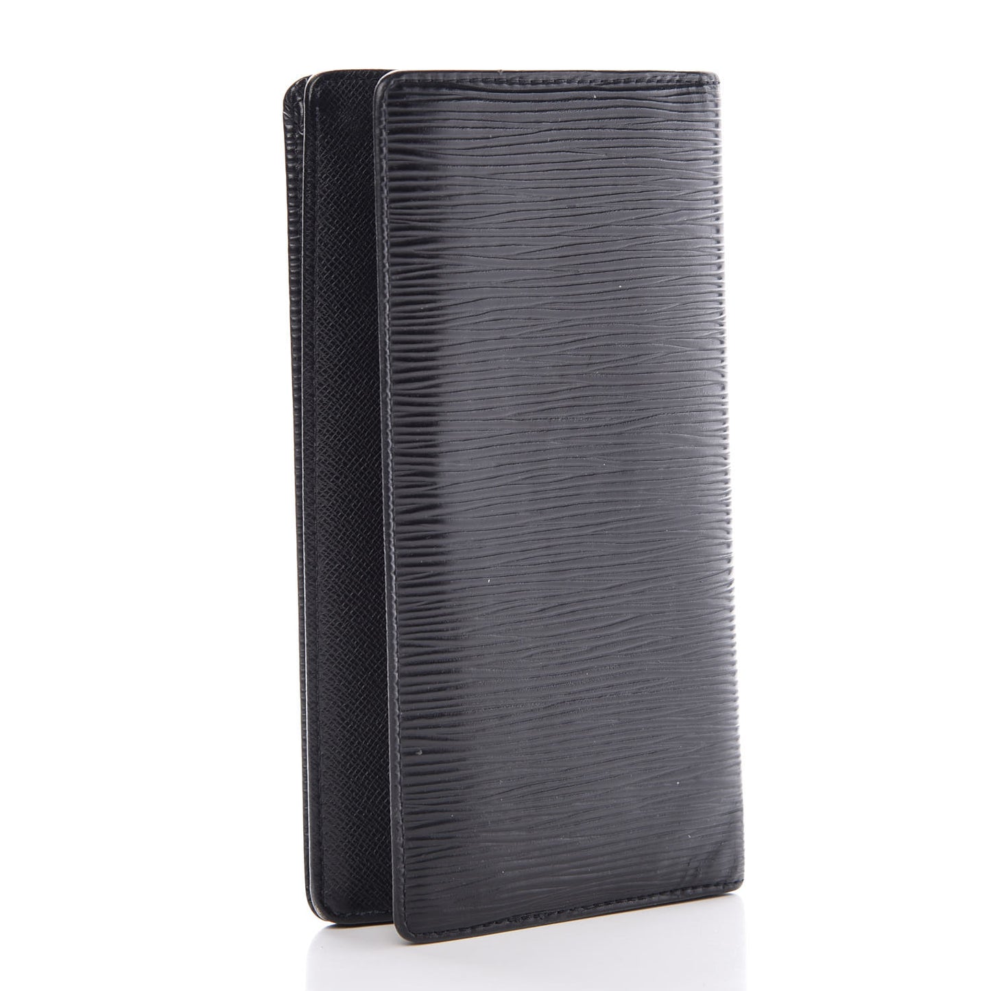 Epi Porte Valeurs Checkbook Wallet Black