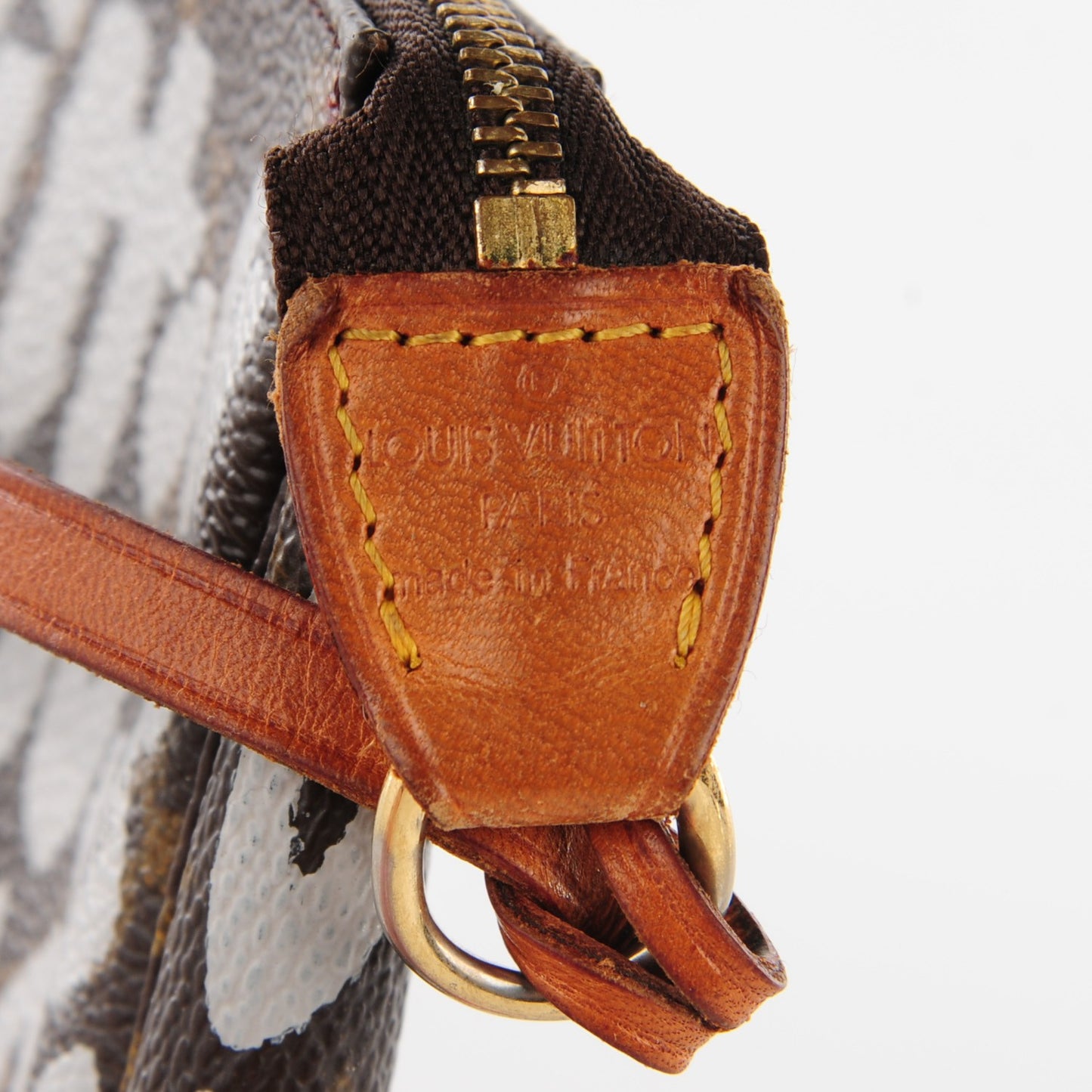 Monogram Graffiti Pochette Accessories Silver