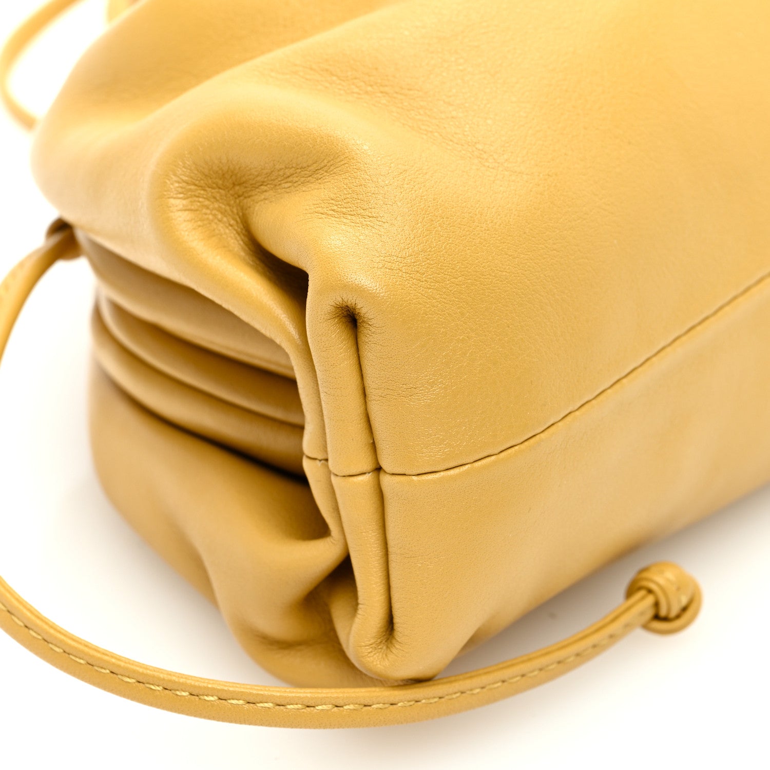 Bottega Veneta Butter Calfskin The Mini Pouch Butterscotch 9 of 10