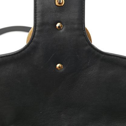 Gucci Calfskin Matelasse Medium GG Marmont Shoulder Bag Black 14 of 15