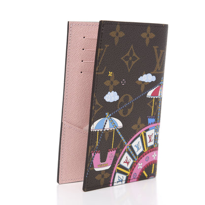 Louis Vuitton Monogram 2020 Christmas Animation Big Wheel Passport Cover Rose Ballerine 2 of 6
