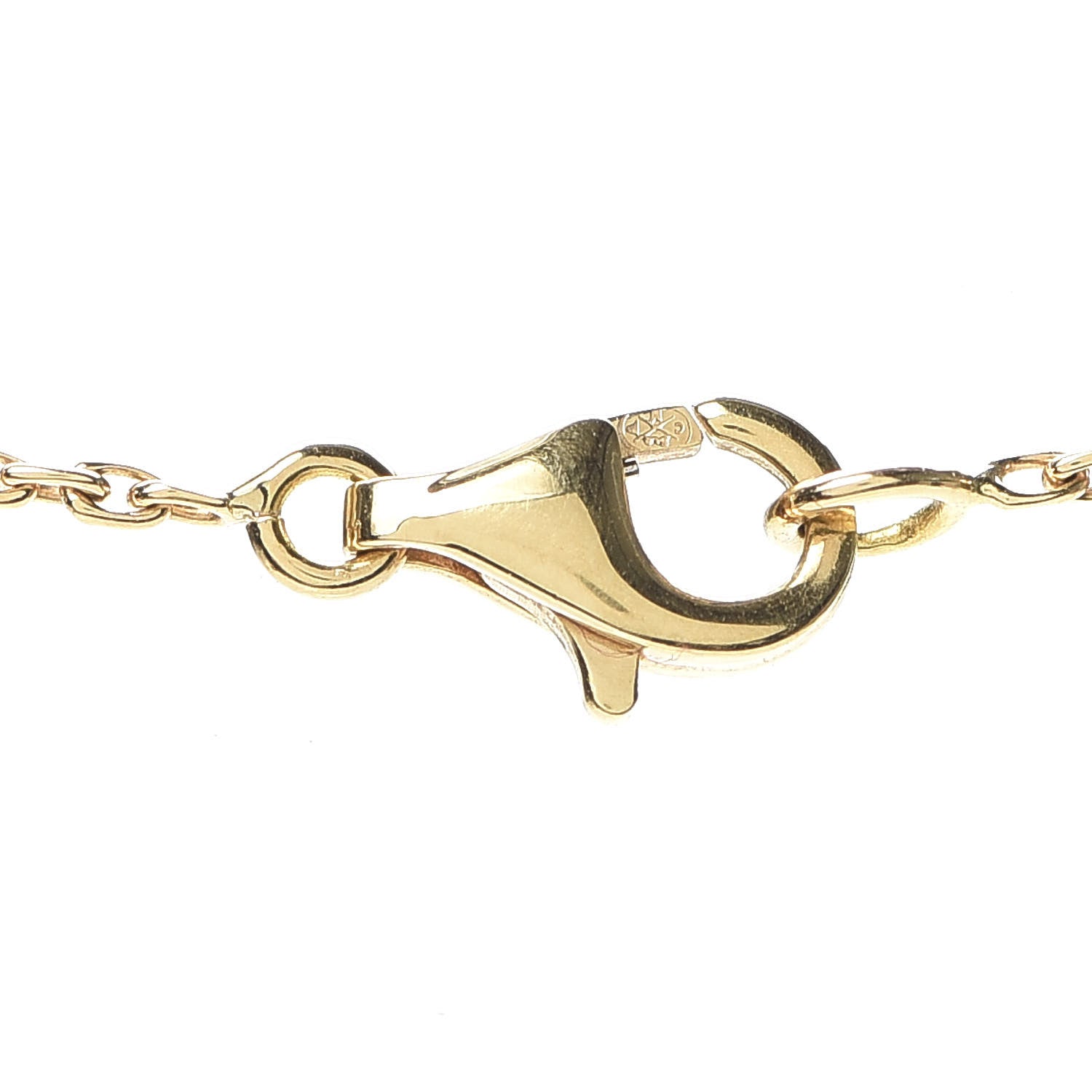 Van Cleef & Arpels 18K Yellow Gold Black Onyx Vintage Alhambra Pendant Necklace 4 of 6