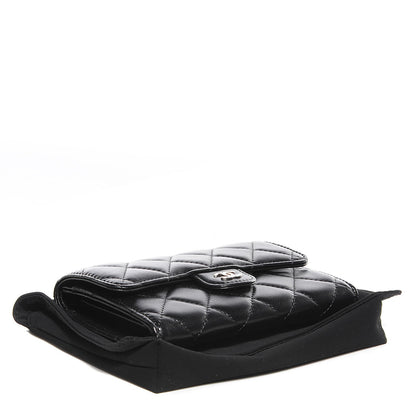 Chanel Lambskin Quilted Small Flap Wallet Black 4 of 8
