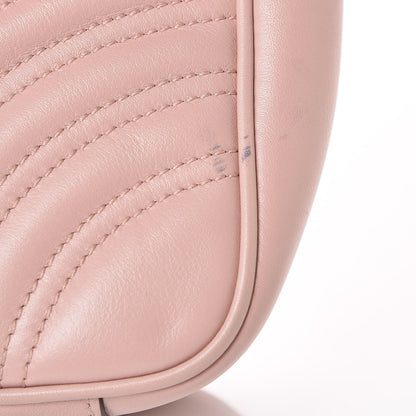 Gucci Calfskin Matelasse Small GG Marmont Shoulder Bag Perfect Pink 11 of 13