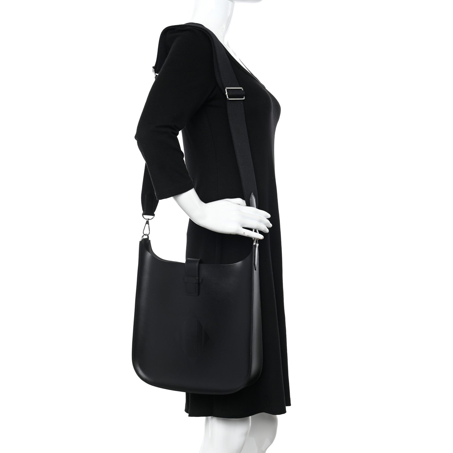 Hermes Vache Hunter Evelyne Sellier 29 PM Black 2 of 11
