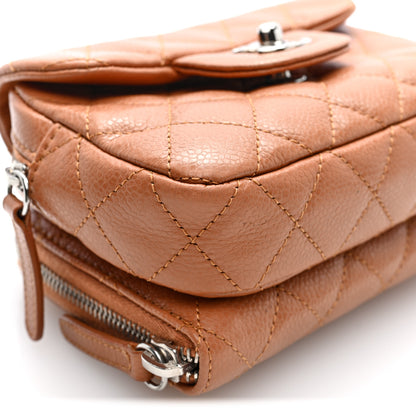 Chanel Caviar Quilted New Mini Flap Brown 9 of 10