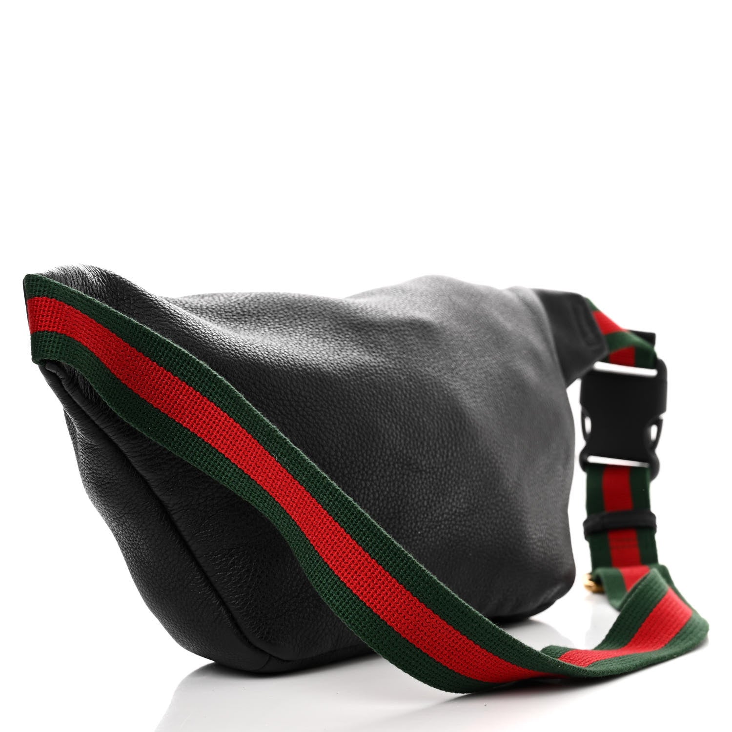 Gucci Grained Calfskin Small Logo Belt Bag Black 3 of 10