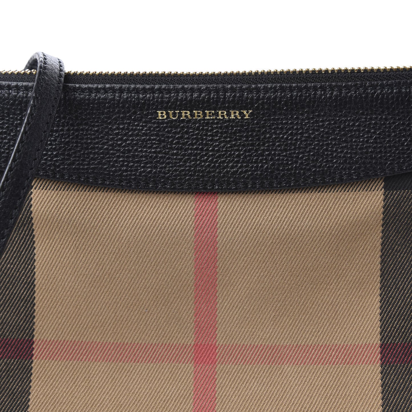 House Check Derby Peyton Crossbody Clutch Bag Black