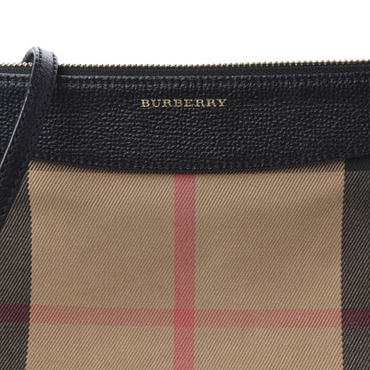 Burberry House Check Derby Peyton Crossbody Clutch Bag Black 9 of 9