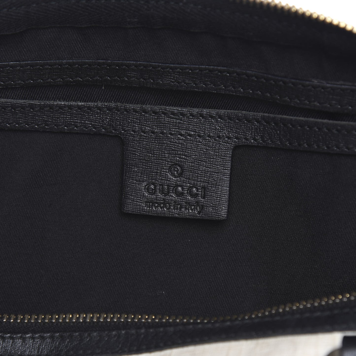 GG Plus Monogram Medium Joy Boston White Black