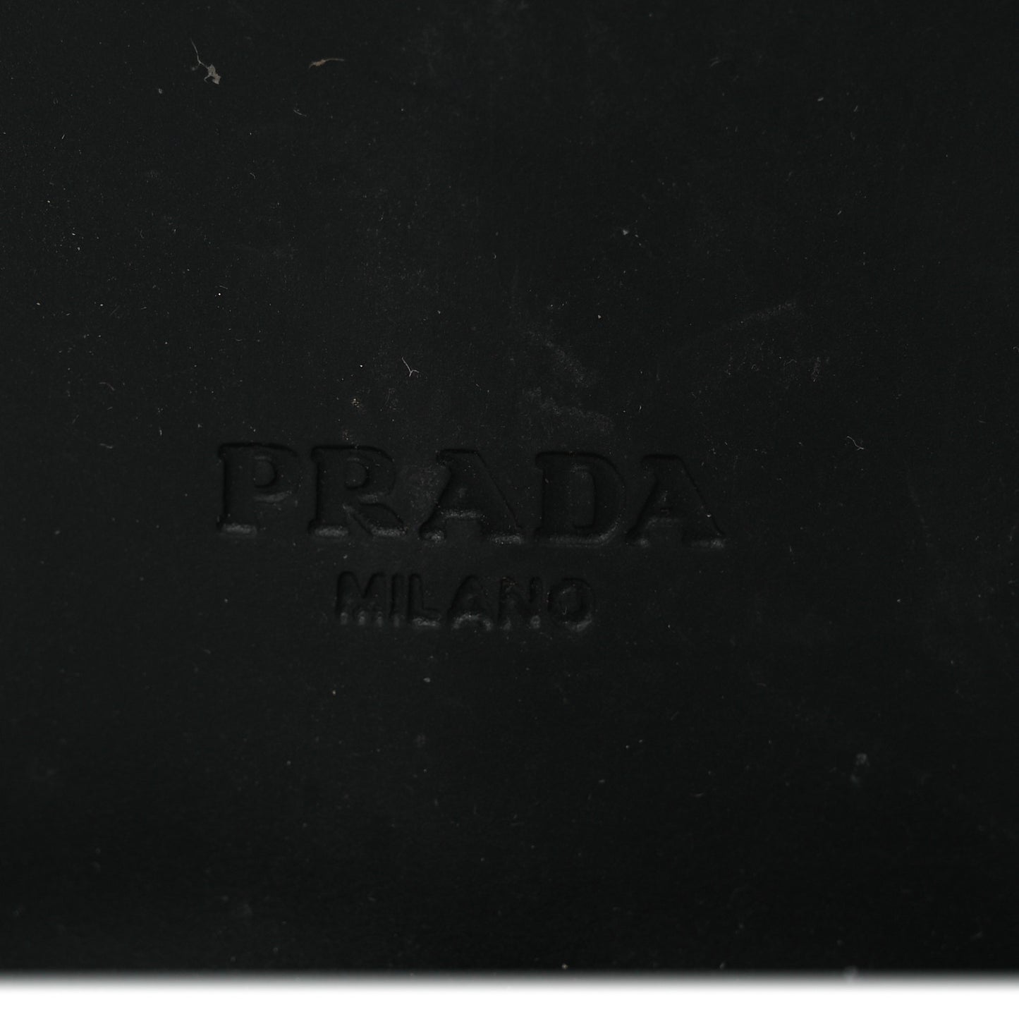 Spazzolato Metal Triangle Logo 50mm Loafers 37.5 Black