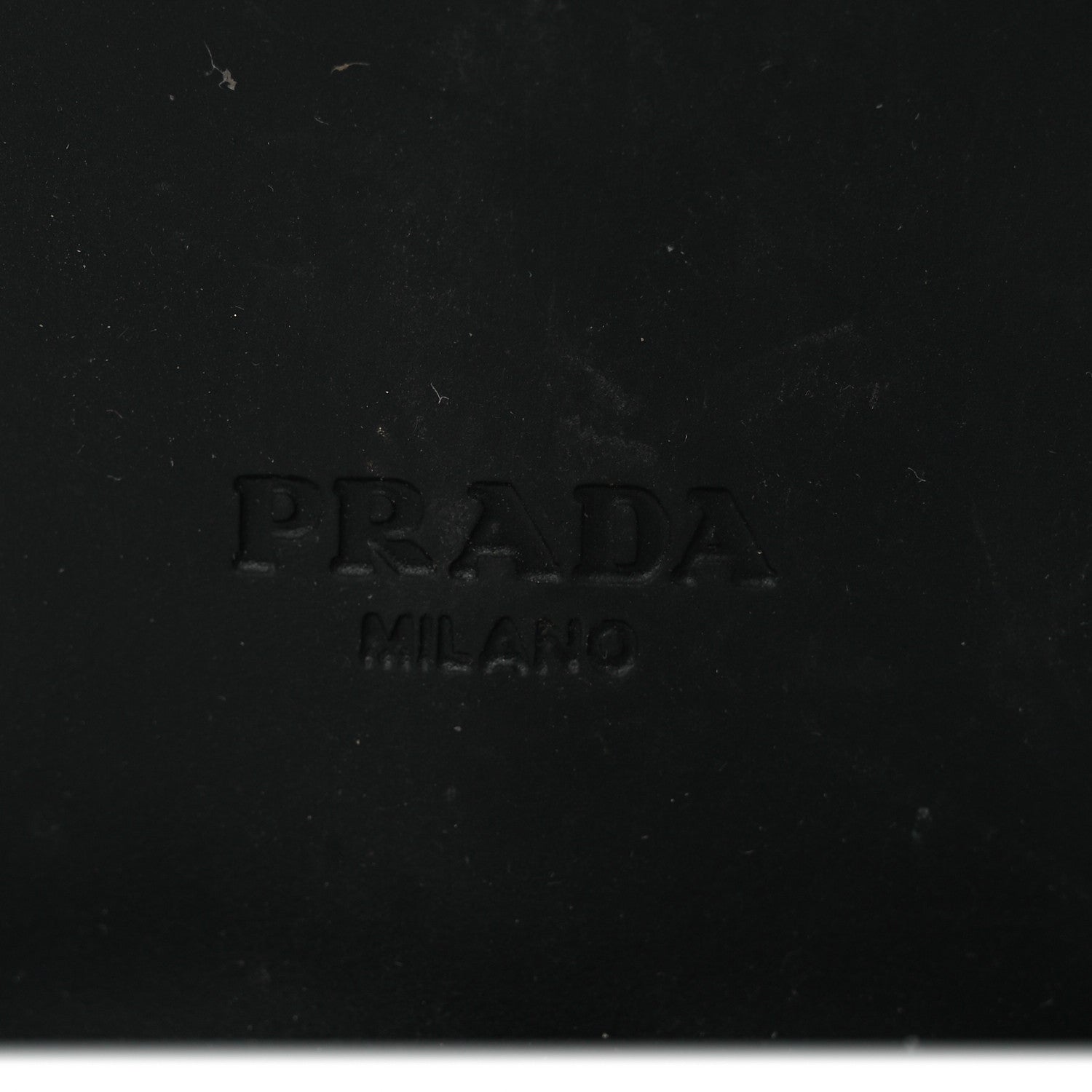 Prada Spazzolato Metal Triangle Logo 50mm Loafers 37.5 Black 8 of 13