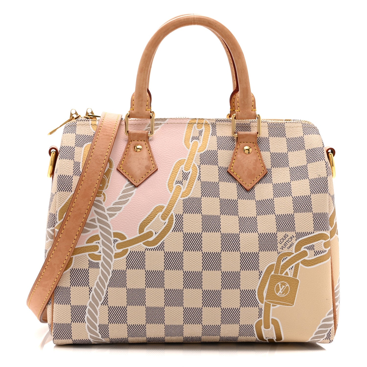 Louis Vuitton Damier Azur Nautical Speedy Bandouliere 25 1 of 11