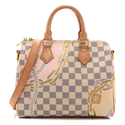 Louis Vuitton Damier Azur Nautical Speedy Bandouliere 25 1 of 11