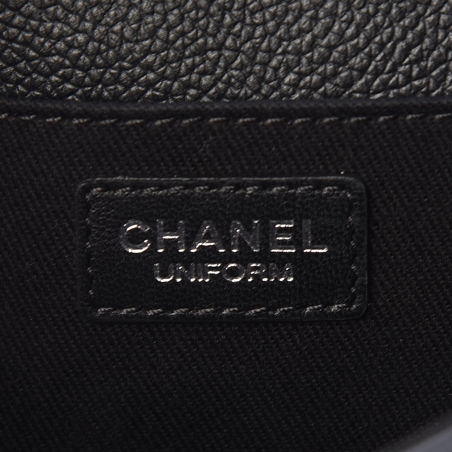 Grained Calfskin Quilted 2.55 Reissue Flap Belt Bag Clutch Black