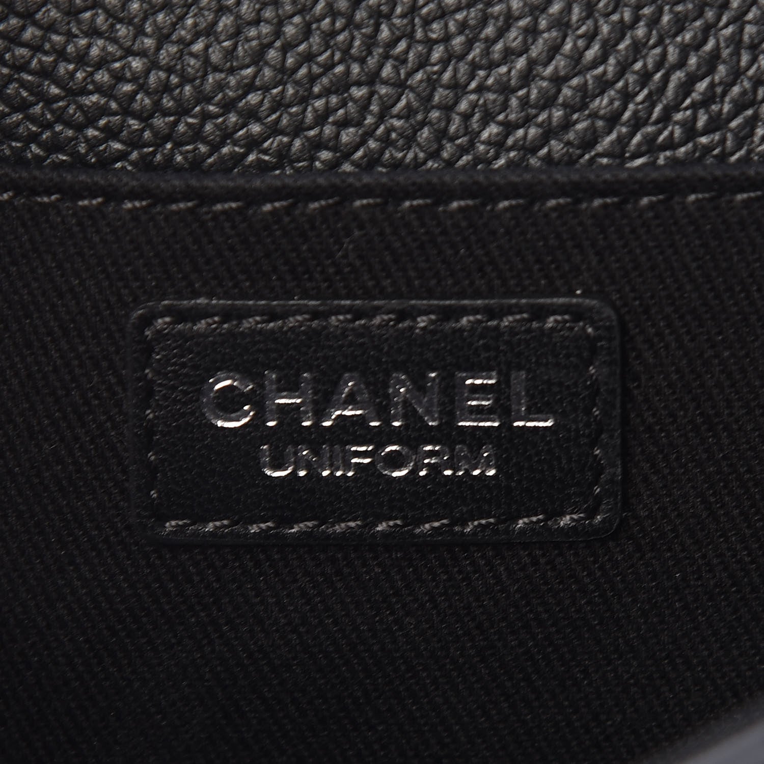 Chanel Grained Calfskin Quilted 2.55 Reissue Flap Belt Bag Clutch Black 6 of 11